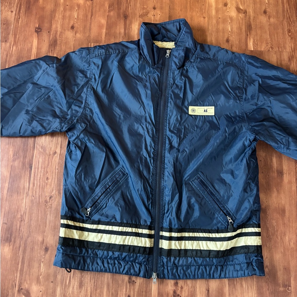 American Eagle Outfitters Men's Blue Jacket